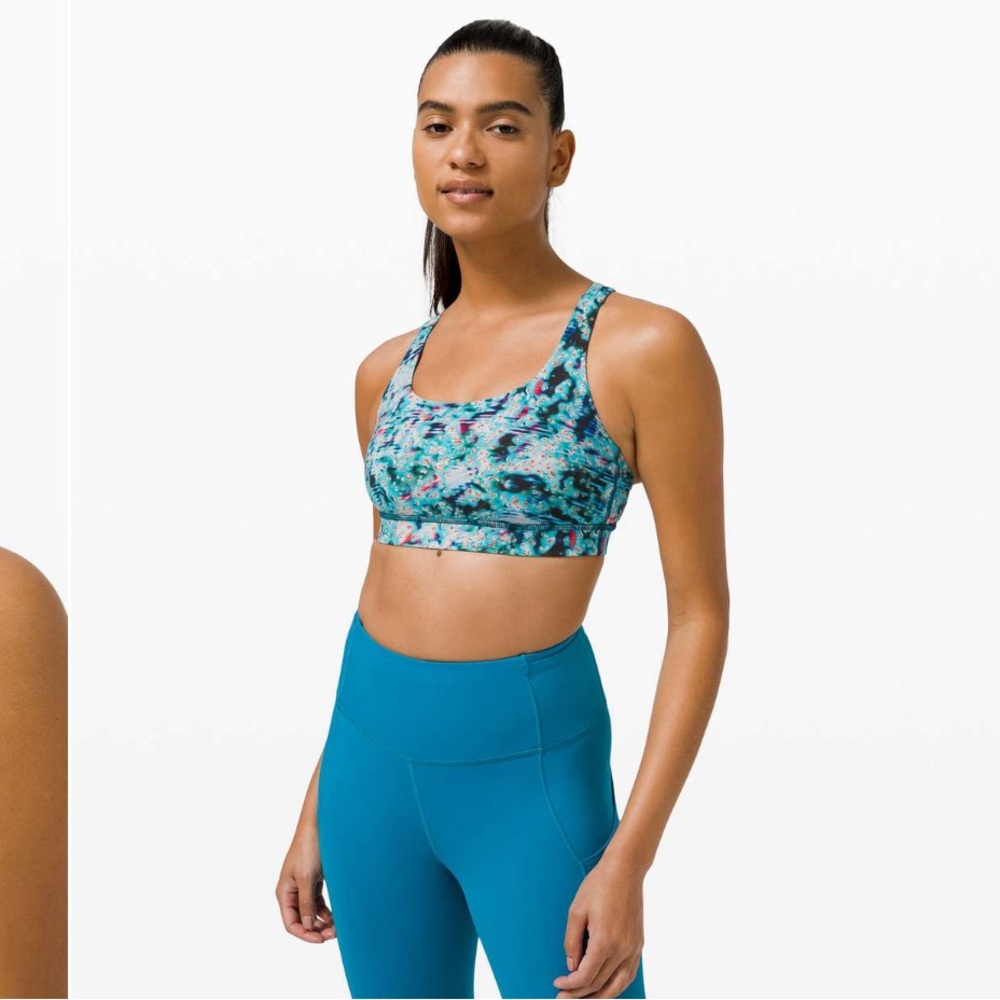Lululemon Energy Bra “Quick Start Multi” size 12